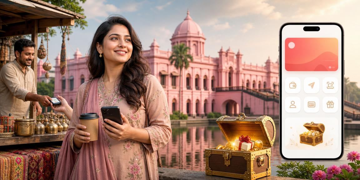 ঢাকা শহরে মোবাইল পেমেন্টকে ব্যবহার করে পুরস্কার দাবি